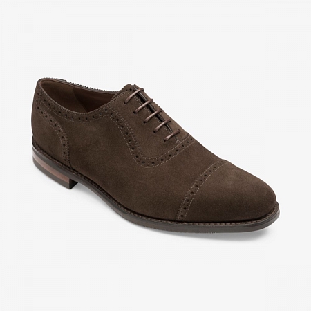 Loake Fleet Dark Brown Suede