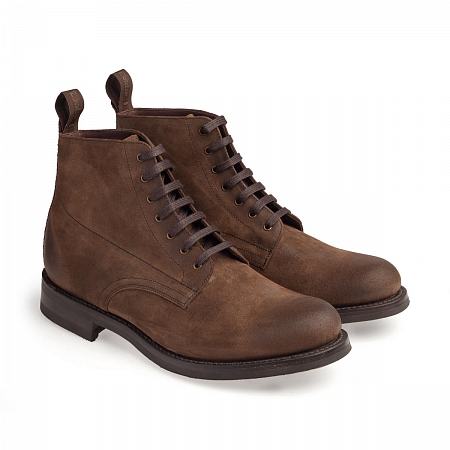 Loake Hebden Brown Suede