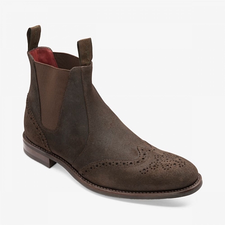 Loake Hoskins Dark Brown Suede
