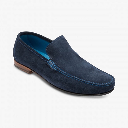 Loake Nicholson Navy Suede
