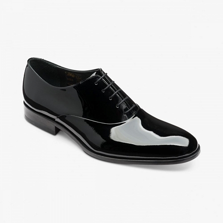 Loake Patent Black