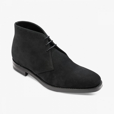 Loake Pimlico Black Suede