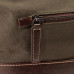 Loake Tyne Wash Bag Olive Waxy Canvas