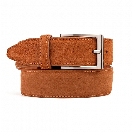 Loake Belt William Suede Tan