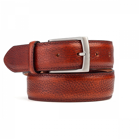 Loake Belt Henry Mahogany Grain
