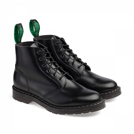 Solovair 6 Eye Astronaut Black