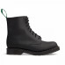 Solovair 8 Eye Derby Black Greasy