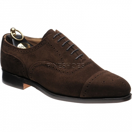 Tricker's Kensington Chocolate Suede