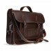 14.5-inch Classic Satchel Dark Brown