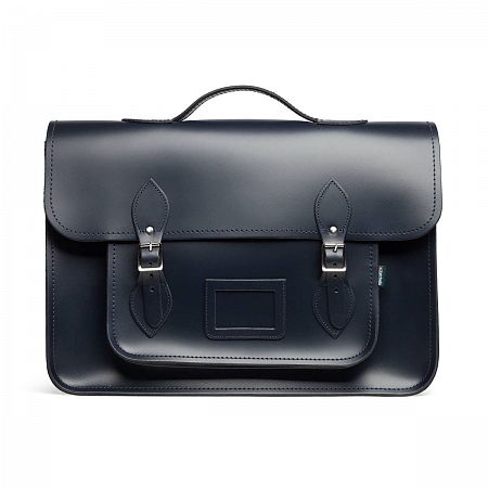 16-inch Classic Satchel Navy